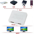 HDMI Splitter with One Input and Two Outputs, 4K 1080p HDCP Amplifier - White - view 4
