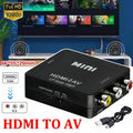 HDMI to RCA Converter with Composite Video and Stereo Audio, Black