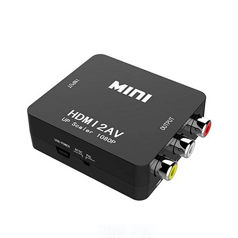 HDMI to RCA Converter with Composite Video and Stereo Audio, Black - view 2