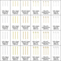 Head Pin and Eye Pin Set for Jewellery Making, Pack of 2400 - view 3
