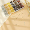 Head Pin and Eye Pin Set for Jewellery Making, Pack of 2400 - view 5