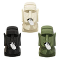 Head-Shaped Tissue Box with Headphone and Glasses Stand - Black - view 3