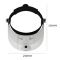 Headband Magnifier with LED Light and 5 Lenses for Reading and Jewellery Work - view 4