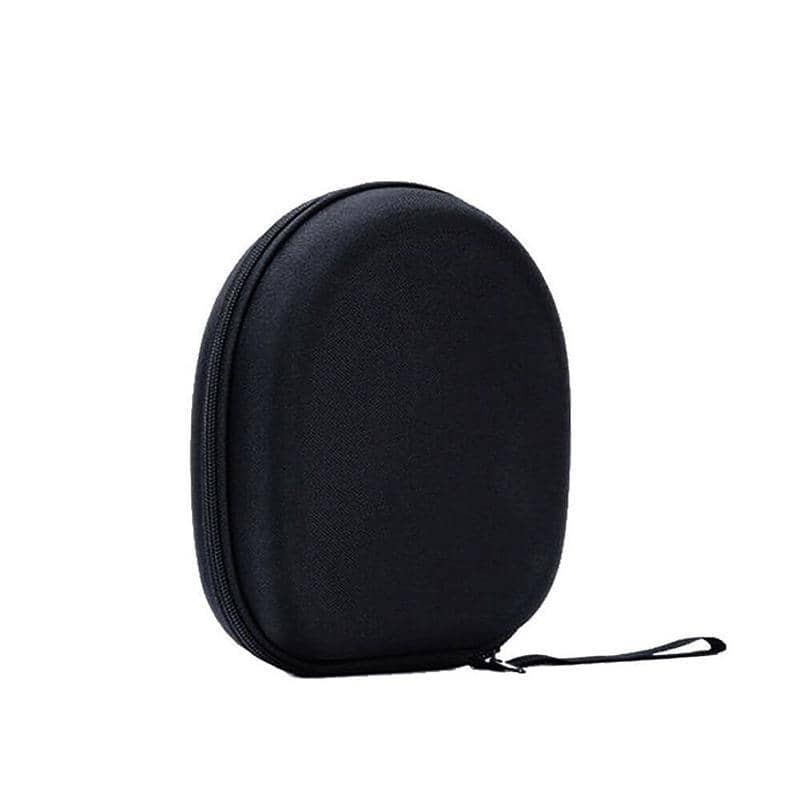 Headphone Hard Carrying Case with Mesh Pocket, 21 x 19 x 6 cm - Black - view 2