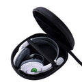 Headphone Hard Carrying Case with Mesh Pocket, 21 x 19 x 6 cm - Black - view 4