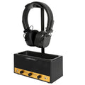Headphone Stand Holder Speaker Shaped with Storage Box for Gaming Desk - view 2