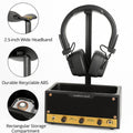 Headphone Stand Holder Speaker Shaped with Storage Box for Gaming Desk - view 4