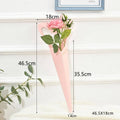 Heart Handle Single Flower Gift Boxes - White, Pack of 50 - view 4
