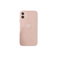 Heart Pattern Shockproof Phone Case for iPhone 12 Pro - Pink