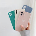 Heart Pattern Shockproof Phone Case for iPhone 12 Pro - Pink - view 5