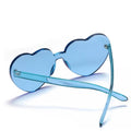 Heart Shape Sunglasses for Party and Festival - Pink - view 4