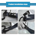 Heart Shaped Car Decorative Pull Ring, Rear Bumper Warning Ring or Interior Handle, Black - view 5