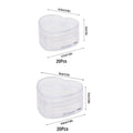 Heart Shaped Clear Plastic Gift Boxes, Pack of 20 - 4.6 x 8 x 7 cm - view 4