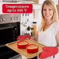 Heart Shaped Silicone Cake Moulds, Set of 4, 2 Sizes - Red - view 4