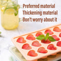 Heart Shaped Silicone Ice Cube Tray Set - 21 Grids, Pink and Blue, Food Grade - view 5