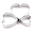 Heart Shaped Stainless Steel Cake Mould Set, 10 cm, 15 cm and 20 cm, Pack of 3 - view 2