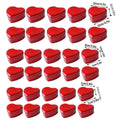 Heart Shaped Tinplate Gift Boxes, Pack of 10 - Small 7 x 7 x 3.6cm - view 4