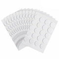 Heat-Resistant Double-Sided Candle Wick Stickers, Pack of 100 - White