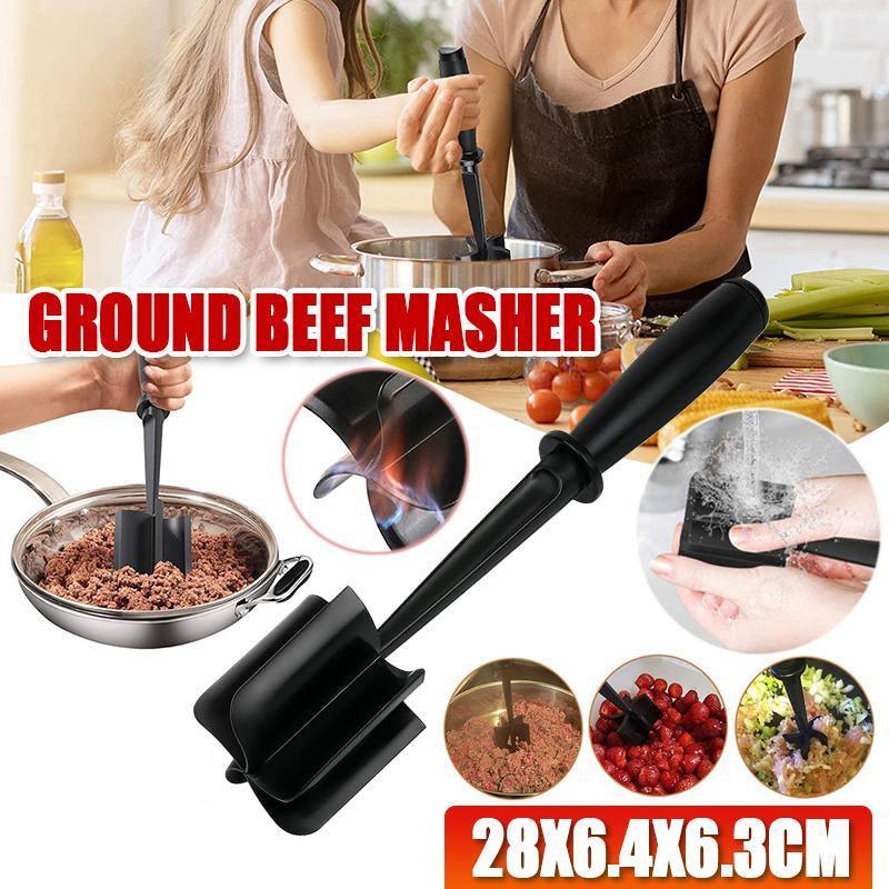 Heat Resistant Nylon Meat Chopper and Ground Beef Masher