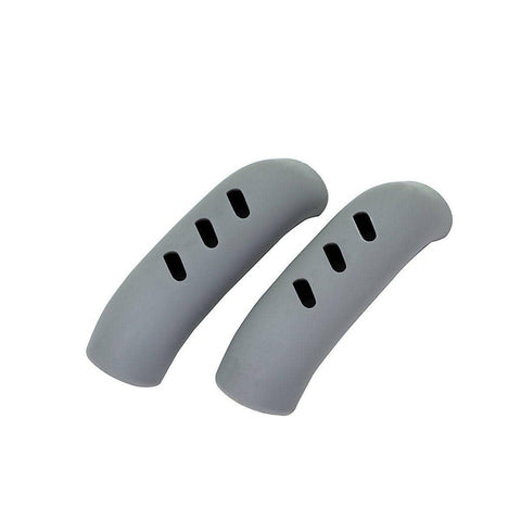 Heat Resistant Silicone Pan Handle Covers, Pack of 2 - Grey