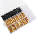 Heat Shrink Butt Connectors and Insulated Crimp Terminal Set of 1050 with Storage Box - view 2