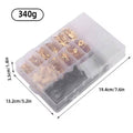 Heat Shrink Butt Connectors and Insulated Crimp Terminal Set of 1050 with Storage Box - view 3