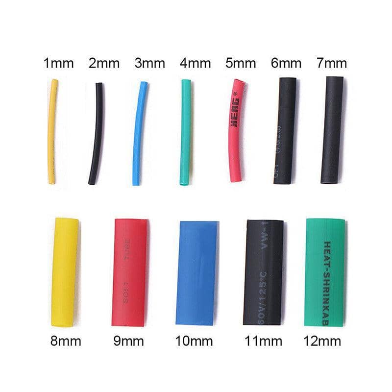 Heat Shrink Tubing Assortment Kit, Wire Insulation Sleeving - Pack of 150, Black - view 5