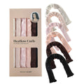 Heatless Hair Curling Rods, Satin-Wrapped Foam Set of 6 - Multicolour