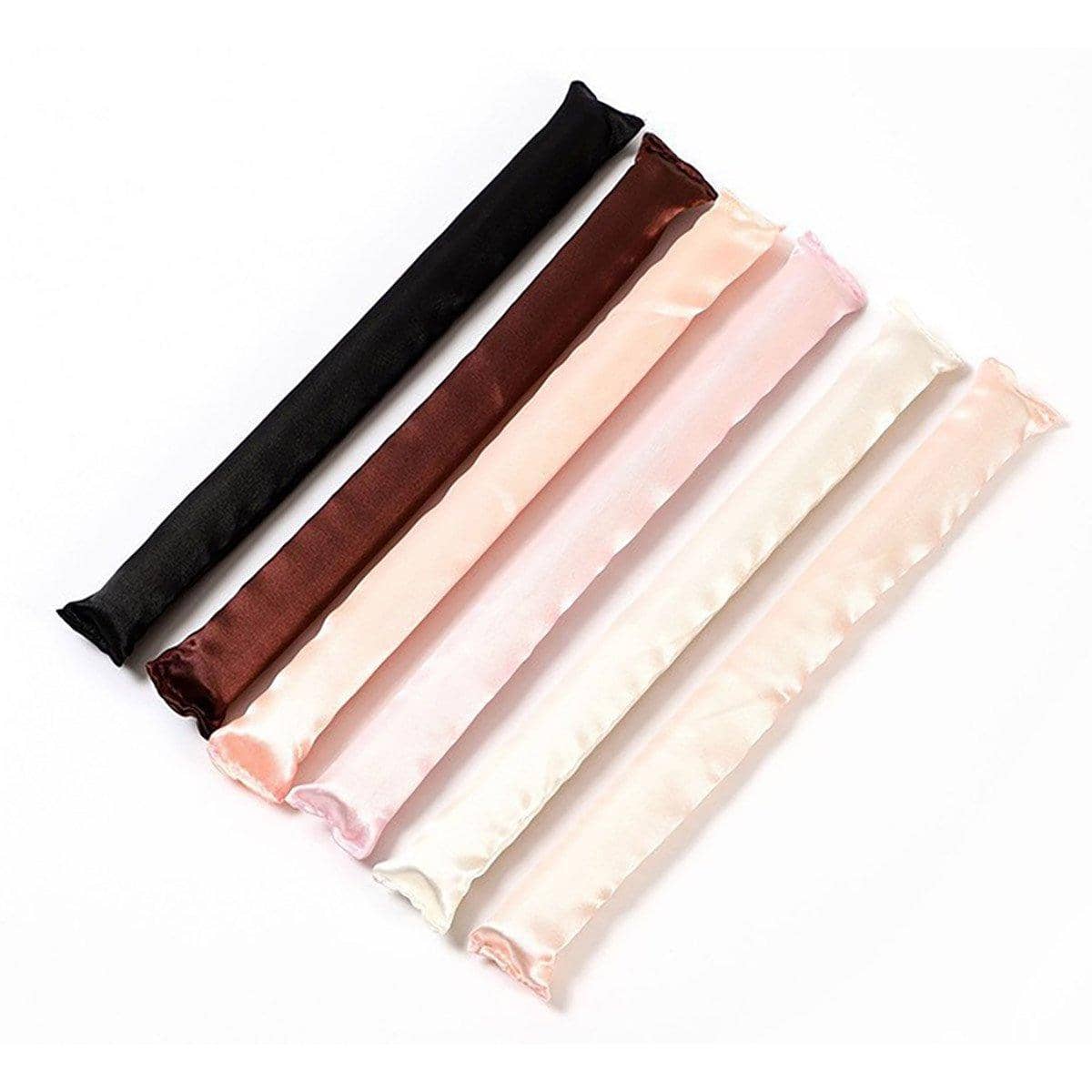 Heatless Hair Curling Rods, Satin-Wrapped Foam Set of 6 - Multicolour - view 3