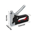 Heavy Duty 3-In-1 Staple Gun for Upholstery and DIY - Black and Silver - view 4