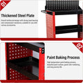 Heavy Duty 3 Tier Tool Cart with Wheels, Rolling Workbench for Mechanics and Repair Shops - view 4