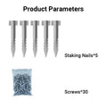 Heavy Duty Galvalume Steel Sleeper Brackets, Pack of 5 with 30 Screws - view 3