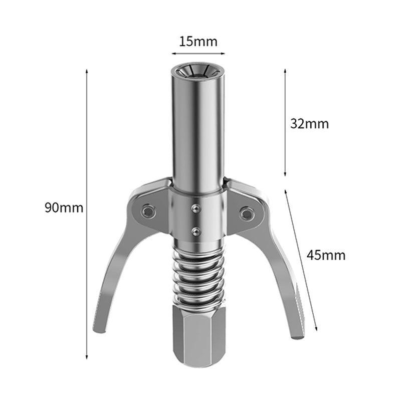 Heavy Duty Grease Gun Coupler with Quick Lock and Double Handle - view 3
