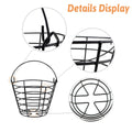 Heavy Duty Iron Golf Ball Basket 50 Ball Range Carrier with Handle in Black - view 4