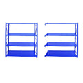 Heavy Duty Metal Storage Shelving Unit - Add-On Frame, 1 Column - view 3