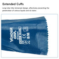 Heavy Duty Nitrile Coated Work Gloves 30cm Long Cuff Oil Resistant - Size L (Palm 21cm, Finger 8.5cm) - view 4