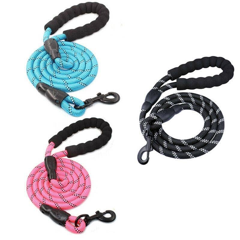 Heavy Duty Nylon Dog Leash with Padded Handle, 1.5 m - Pink - view 4