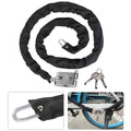 Heavy Duty Padlock Chain Lock 100 cm for Gates and Bikes, Anti Theft with 3 Keys - view 2