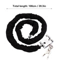 Heavy Duty Padlock Chain Lock 100 cm for Gates and Bikes, Anti Theft with 3 Keys - view 3