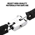 Heavy Duty Padlock Chain Lock 100 cm for Gates and Bikes, Anti Theft with 3 Keys - view 4