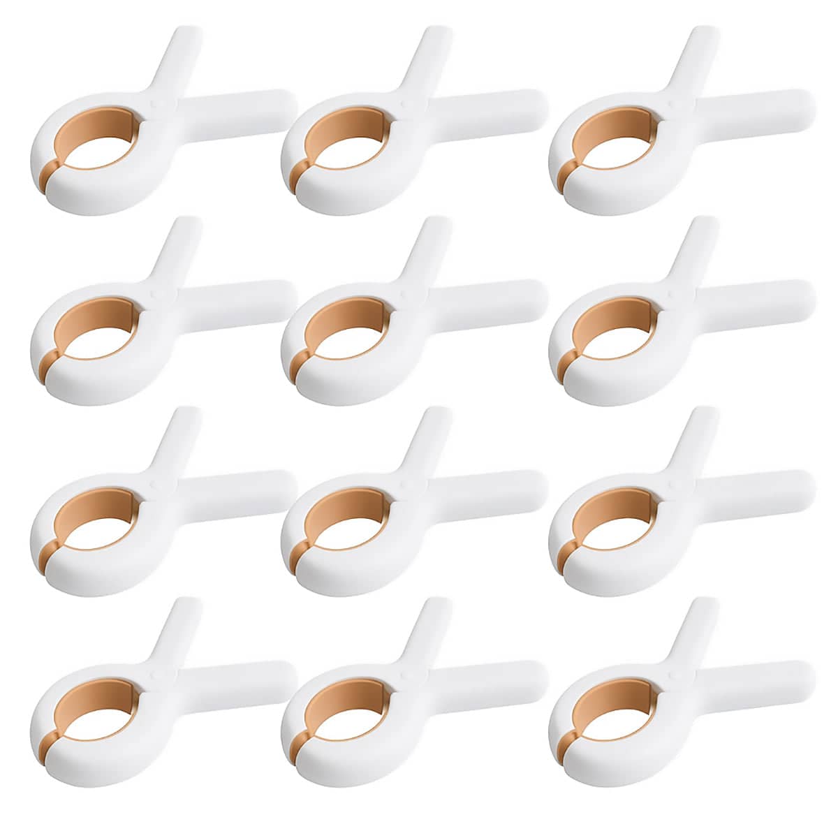 Heavy Duty Plastic Laundry Clips for Quilts and Sheets, Pack of 12 - view 2