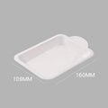 Heavy Duty Square Disposable Party Plates Eco Friendly, Pack of 500, White - view 4