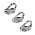 Heavy Duty Stainless Steel Spring Coat Hooks for Boats and RVs, Pack of 3 - view 2