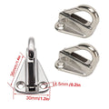 Heavy Duty Stainless Steel Spring Coat Hooks for Boats and RVs, Pack of 3 - view 3