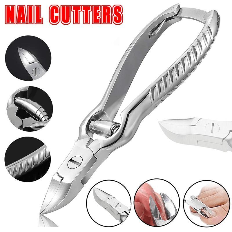 Heavy Duty Stainless Steel Toenail Clippers for Thick Nails
