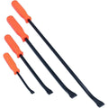 Heavy Duty Steel Pry Bar Set, 4 Piece Mechanic Crowbar, 100 mm, 175 mm, 300 mm, 437 mm - view 2