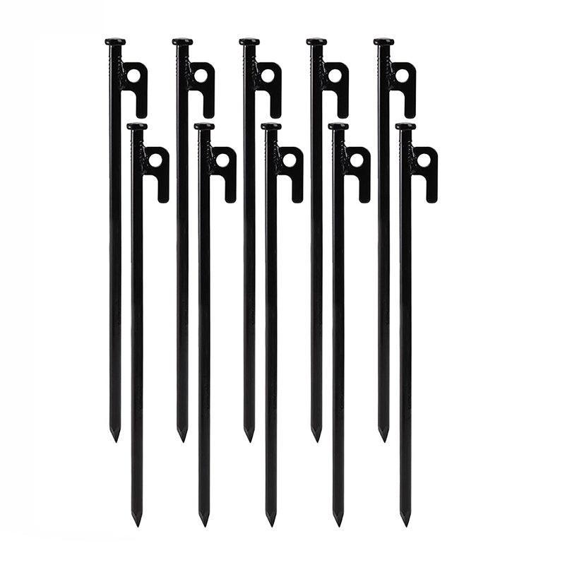 Heavy Duty Steel Tent Pegs - 30 cm, Set of 10 - view 2