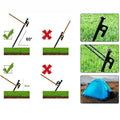Heavy Duty Steel Tent Pegs - 30 cm, Set of 10 - view 5