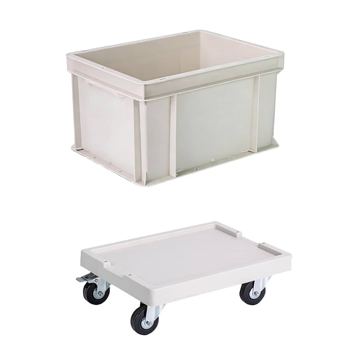 Heavy Duty Thickened PP Plastic Storage Box for Tools and Supplies - Cart Box - view 3