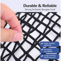 Heavy Duty Truck Bed Cargo Net, Elastic Mesh with 6 Carabiners, 120 x 120 cm - view 5